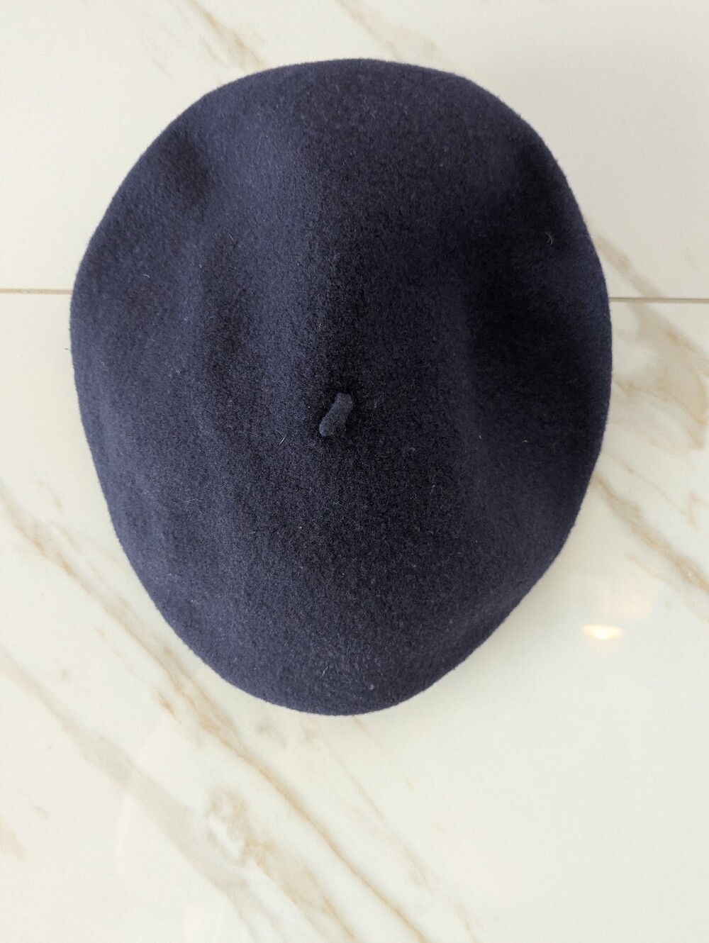 Classic Navy 100% Wool Beret